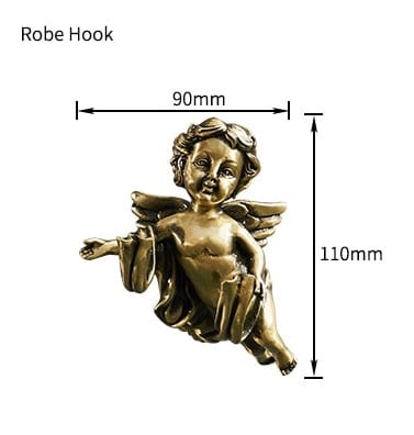 Bronze Angel Robe Hook  -  Bathroom Accessories