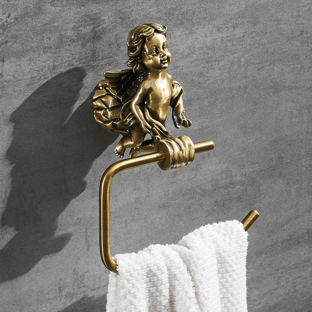 Bronze “Angel” Bathroom Set  -  Bathroom Accessories