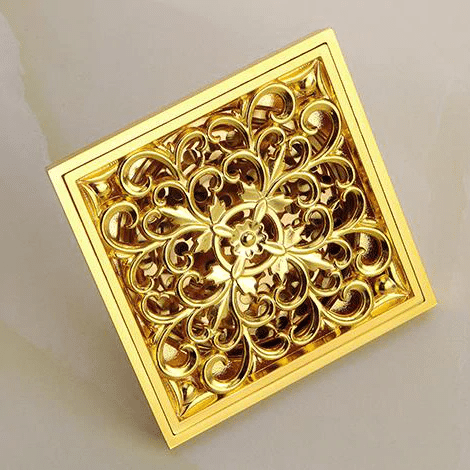 Gold Bathroom Floor Drain  -  Gold Floor Drains