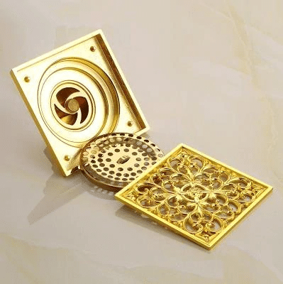 Gold Bathroom Floor Drain  -  Gold Floor Drains