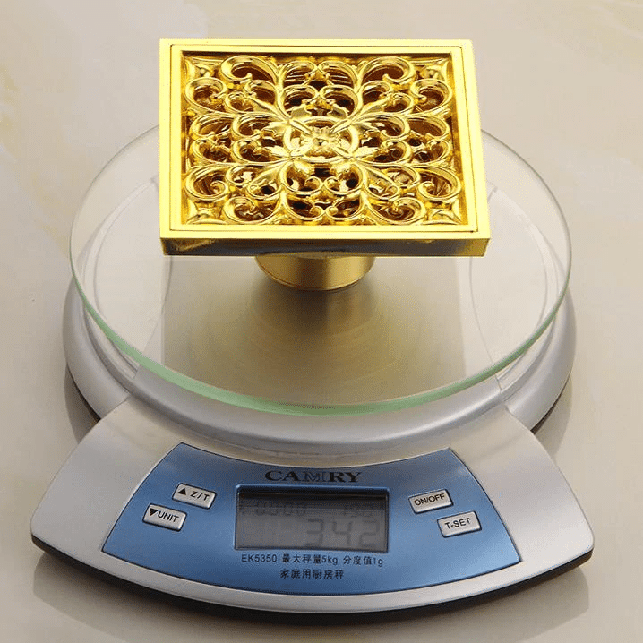 Gold Bathroom Floor Drain  -  Gold Floor Drains