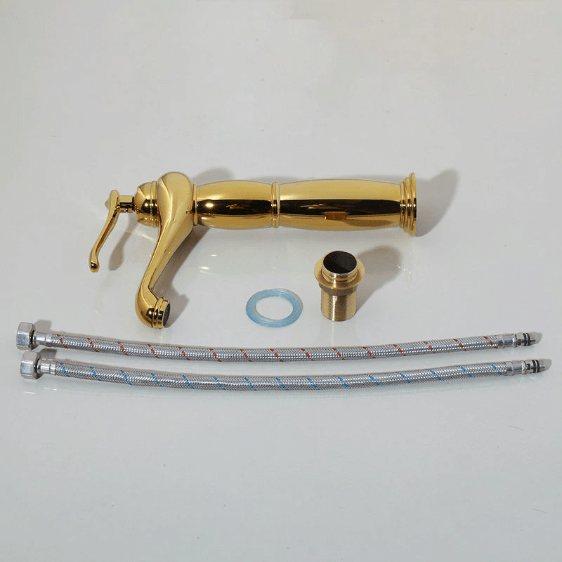 Gold Bathroom Basin Faucet  -  Gold Water Taps & Faucets