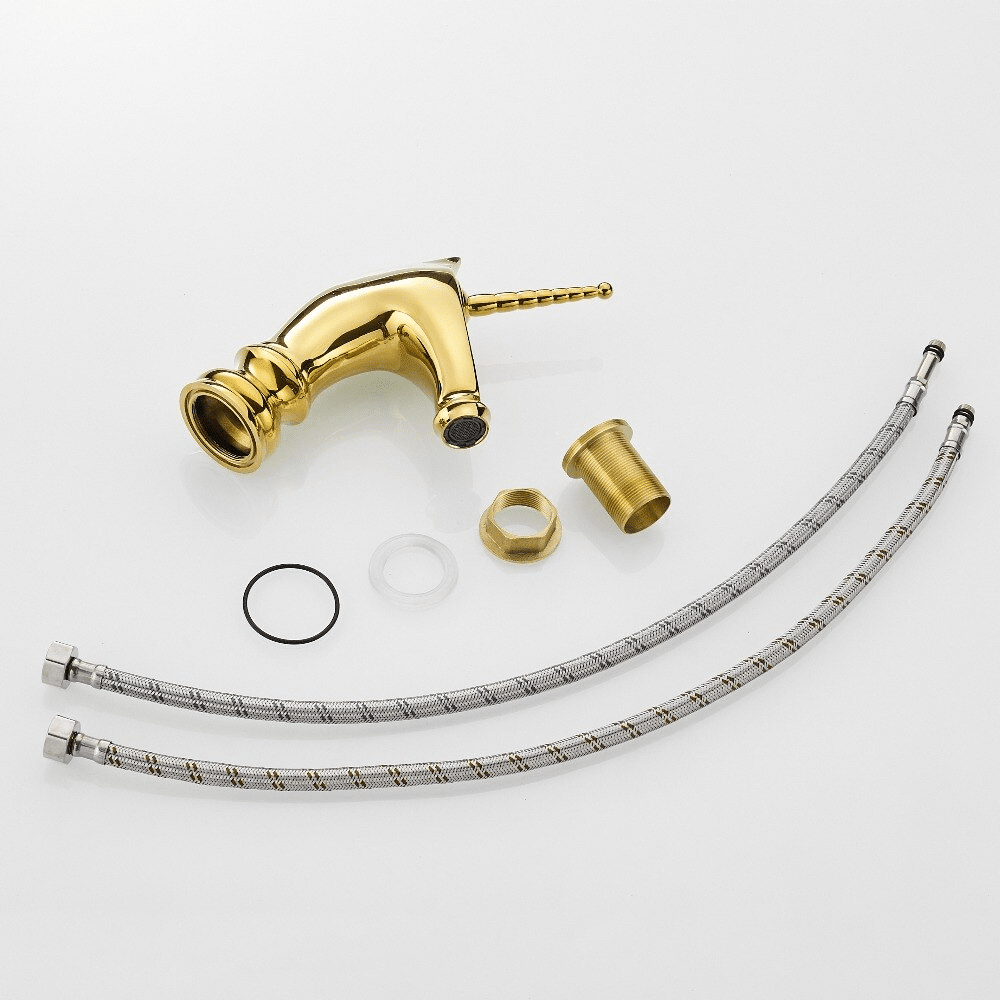 Gold Unicorn Bathroom Sink Faucet  -  Gold Water Taps & Faucets
