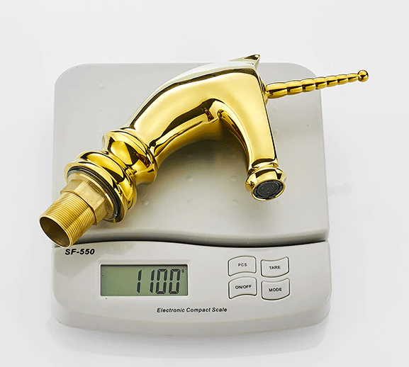 Gold Unicorn Bathroom Sink Faucet  -  Gold Water Taps & Faucets