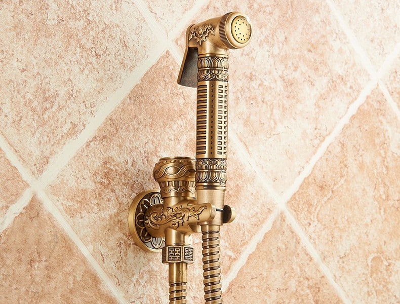 Antique Brass Toilet-Bidet Handheld Sprayer  -  Shower Sets & Bathtub Faucets