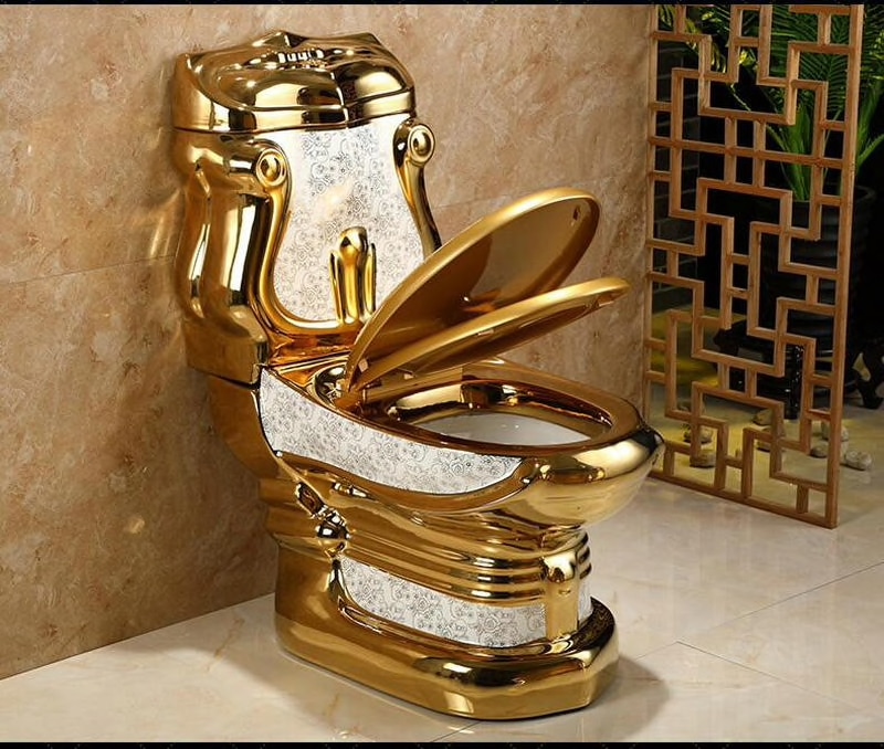 Royal Gold Toilet  -  Gold Toilets