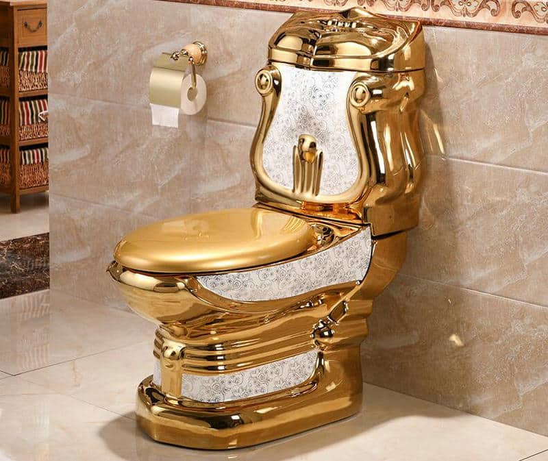 Royal Gold Toilet  -  Gold Toilets