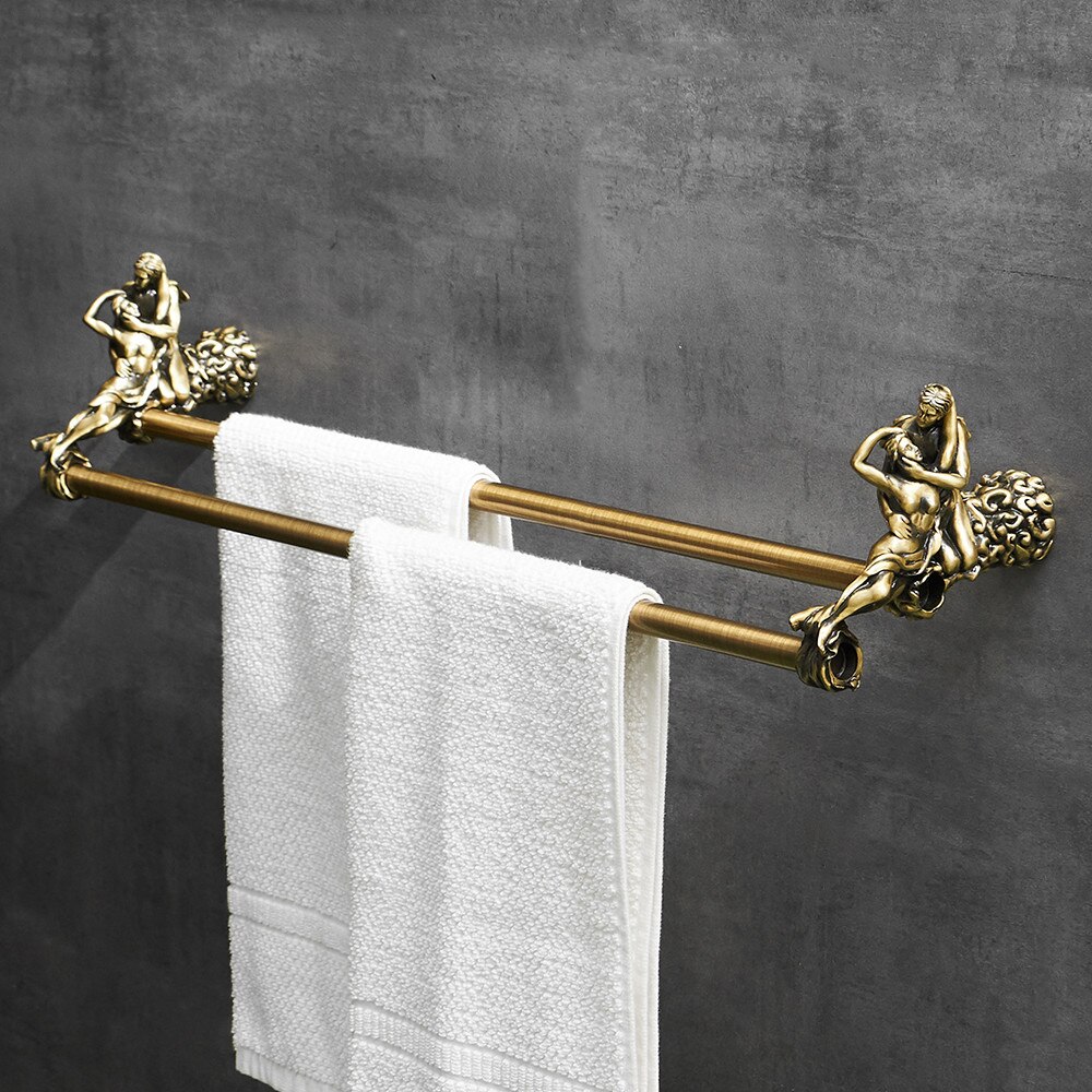 Bronze “Lovers” Bathroom Set  -  Bathroom Accessories