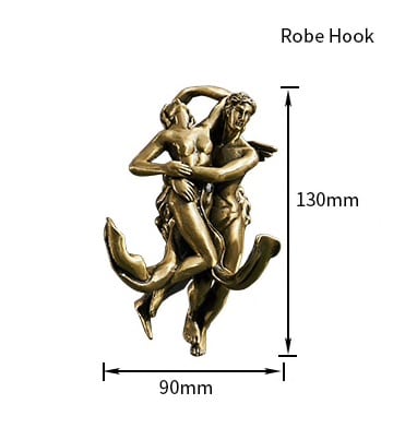 Bronze “Lovers” Robe Hook  -  Bathroom Accessories