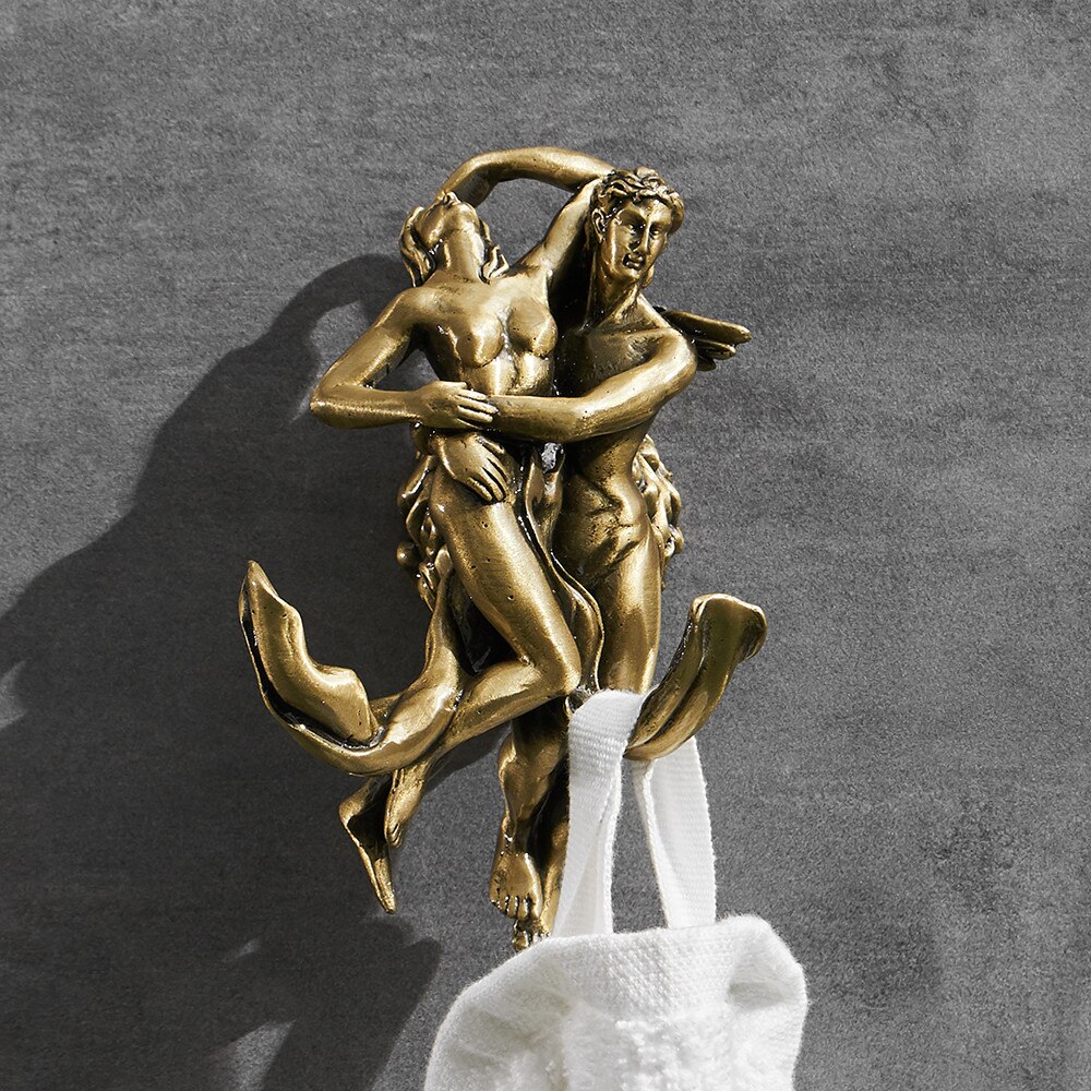 Bronze “Lovers” Robe Hook  -  Bathroom Accessories