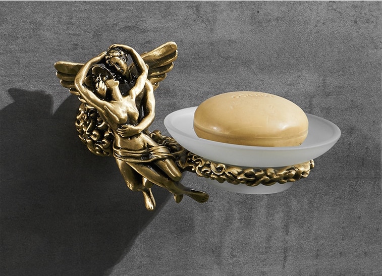 Bronze “Lovers” Soap Dish  -  Bathroom Accessories