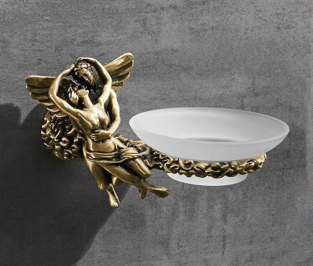 Bronze “Lovers” Soap Dish  -  Bathroom Accessories