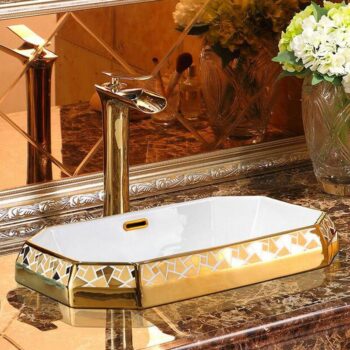 Gold Bathroom Inset Basins / Sinks
