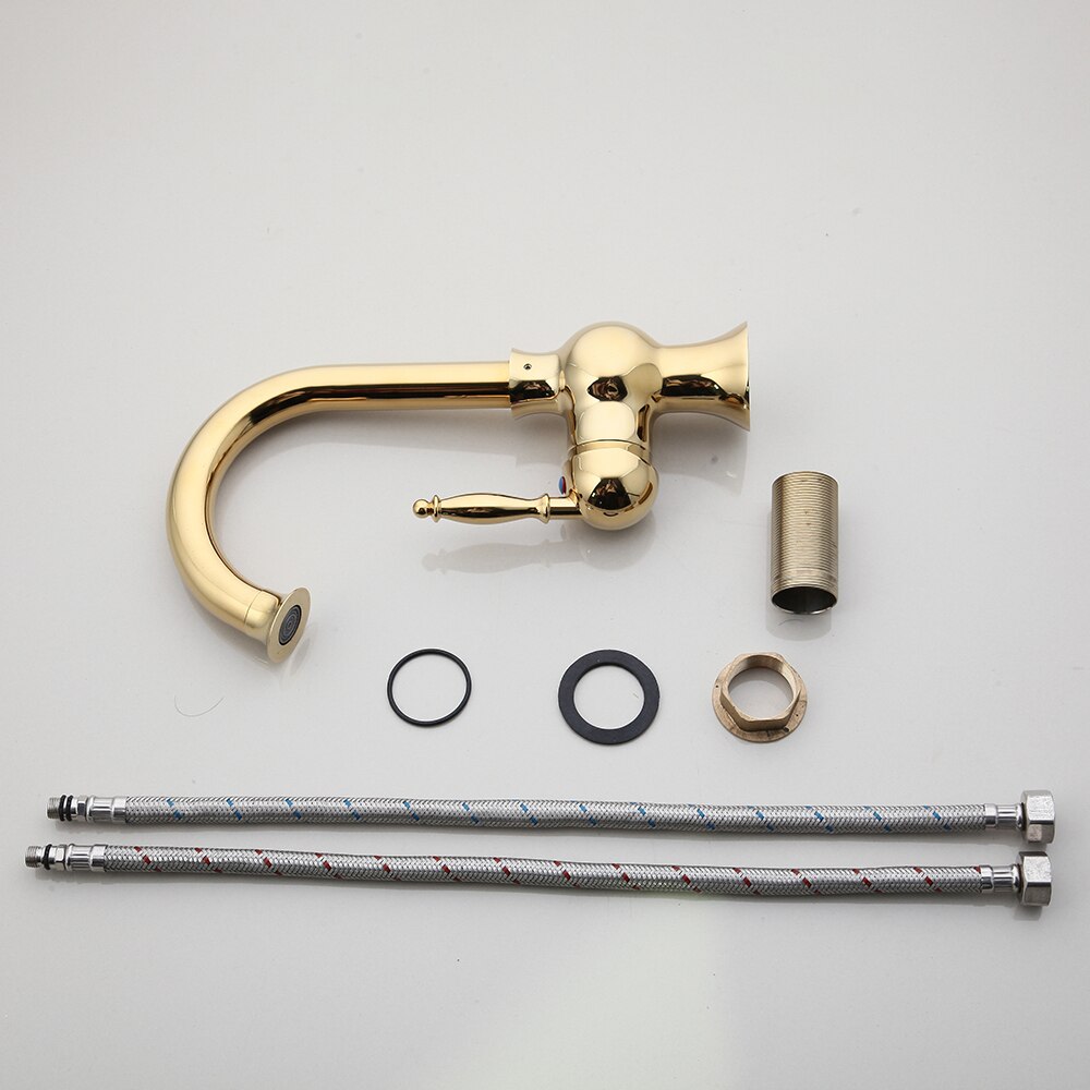 Classic Gold Basin Faucet  -  Gold Water Taps & Faucets