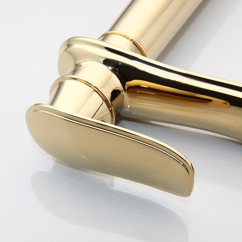 Modern Gold Bathroom Faucet  -  Gold Water Taps & Faucets