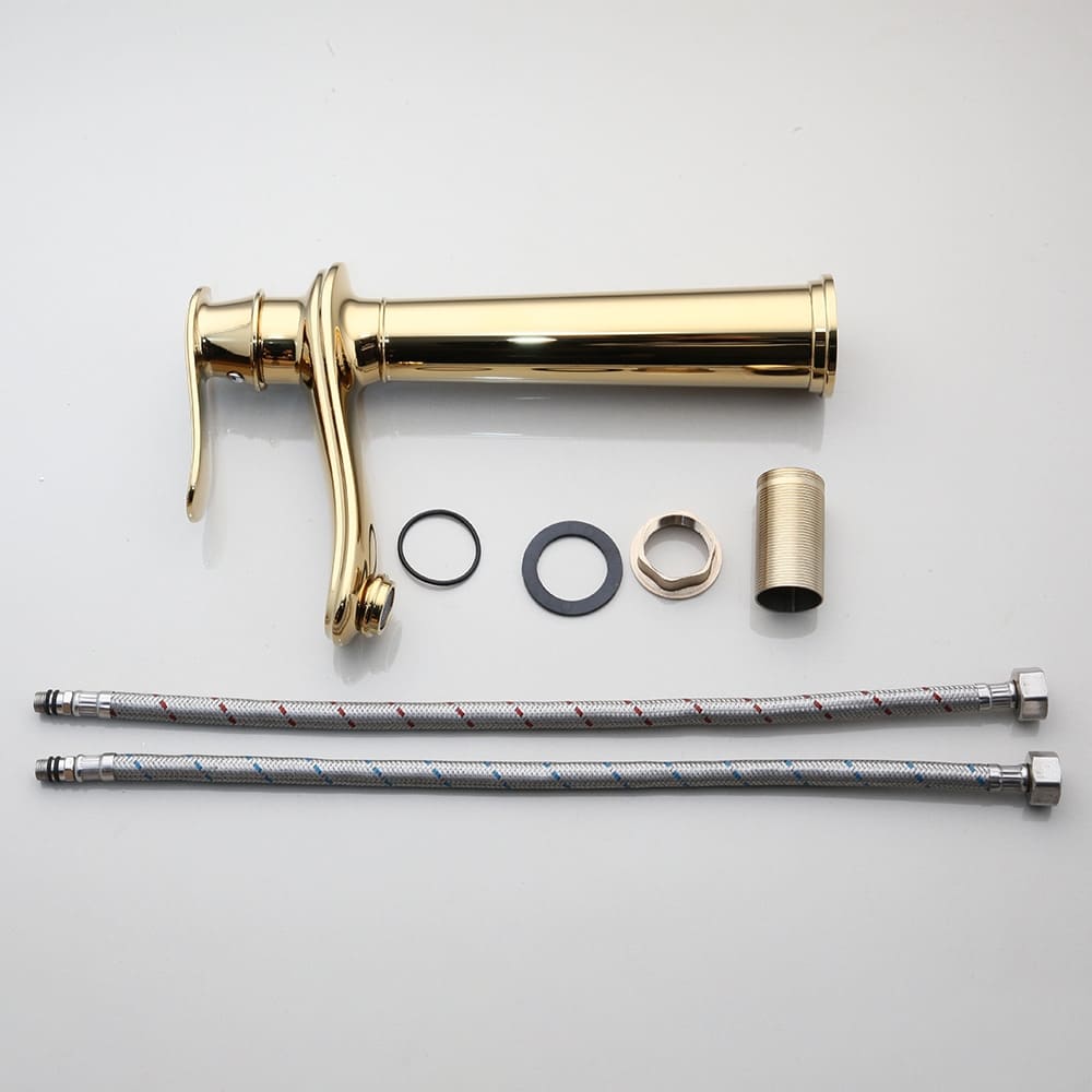 Modern Gold Bathroom Faucet  -  Gold Water Taps & Faucets