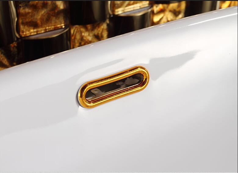 Mosaic Gold Bathroom Basin, Oval  -  Gold Bathroom Basins / Sinks