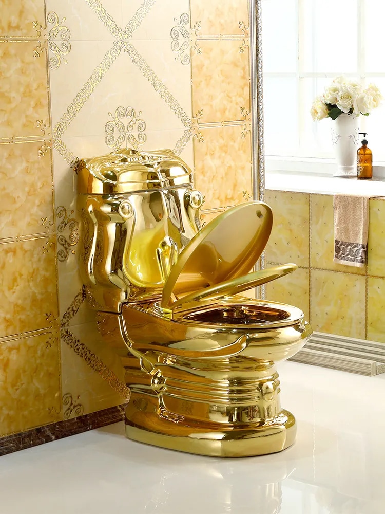 Royal Plain Gold Toilet  -  Gold Toilets