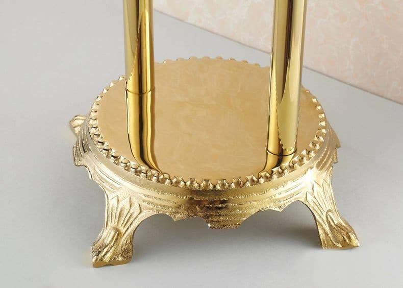 Freestanding Classic Gold Bathtub Faucet And Shower Set  -  Shower Sets & Bathtub Faucets