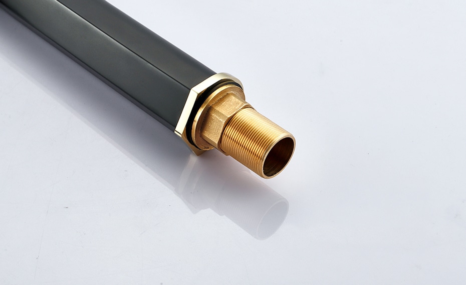 Modern Black And Gold Bathroom Faucet  -  Gold Water Taps & Faucets