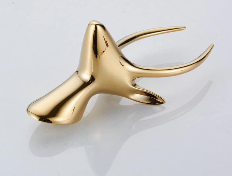 Gold Deer Robe Hook  -  Bathroom Accessories