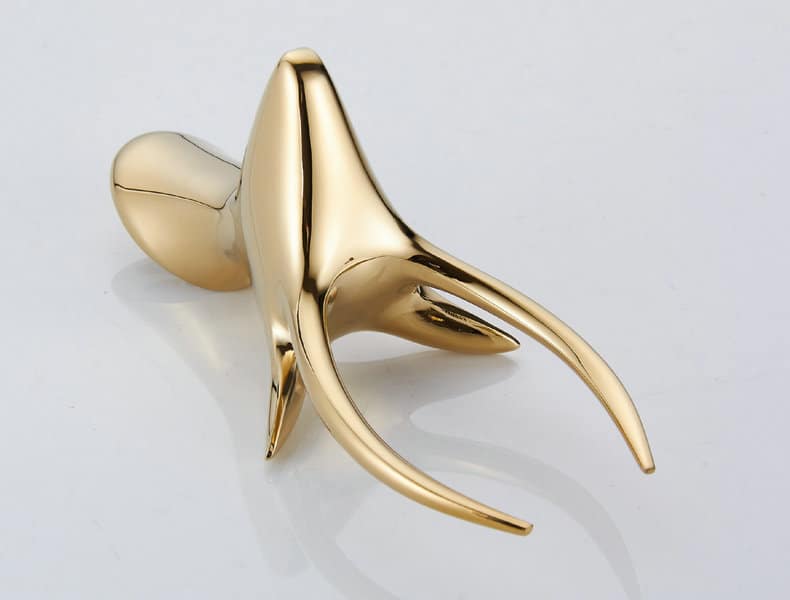 Gold Deer Robe Hook  -  Bathroom Accessories
