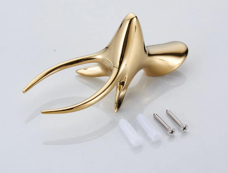 Gold Deer Robe Hook  -  Bathroom Accessories