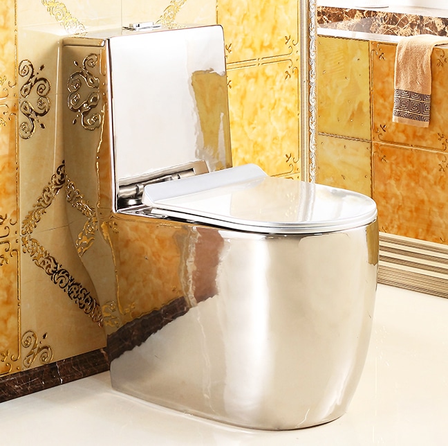 Luxury Design Silver Toilet  -  Silver Toilets
