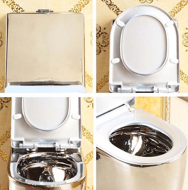 Luxury Design Silver Toilet  -  Silver Toilets