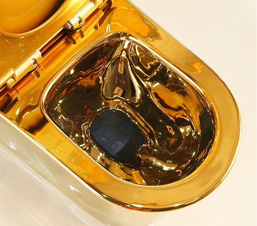 Luxury Plain Gold Toilet  -  Gold Toilets