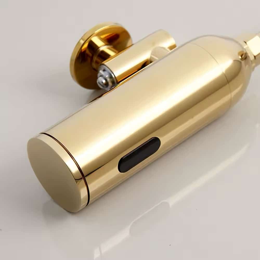 Elegant Wall Mounted Plain Gold Urinal  -  Gold Urinals