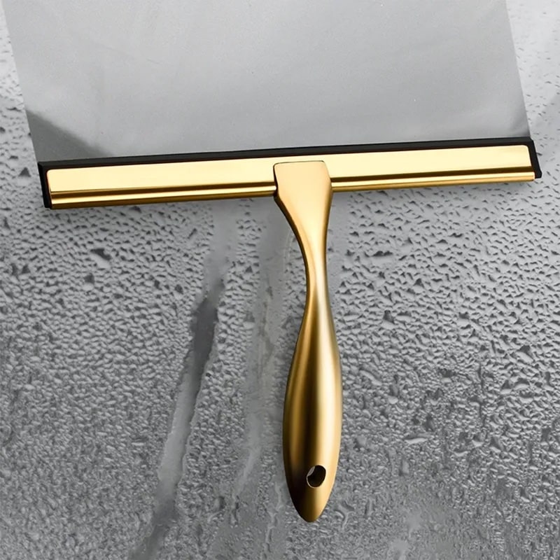Elegant Gold Shower Squeegee  -  Bathroom Accessories