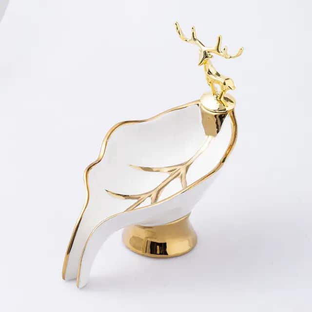 Luxury Gold Deer Soap Dish  -  Bathroom Accessories