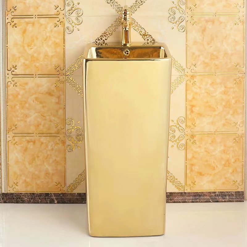 Golden Majesty Freestanding Basin  -  Gold Bathroom Basins / Sinks