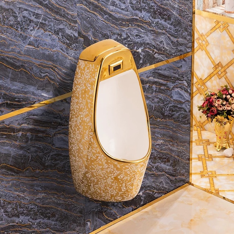 Imperial Elegance Urinal  -  Gold Urinals