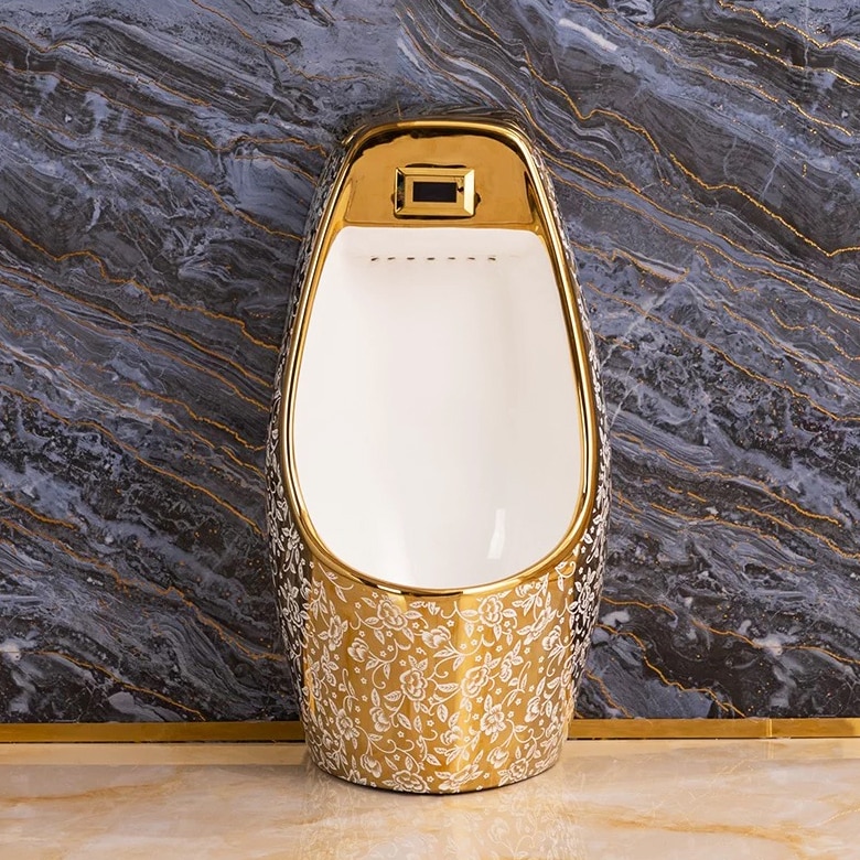 Imperial Elegance Urinal  -  Gold Urinals