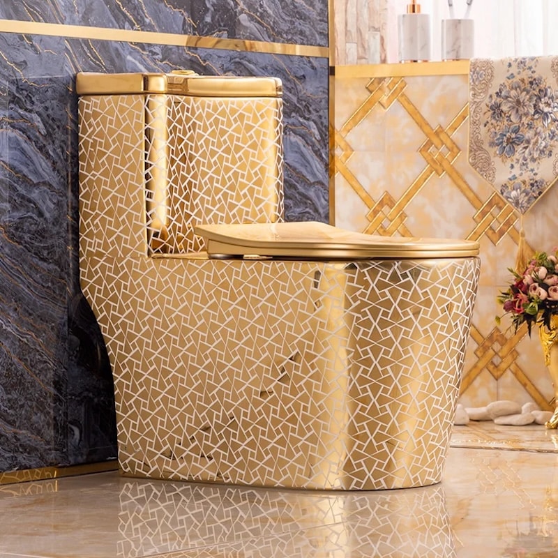 Majestic Sovereign Gold Toilet  -  Gold Toilets