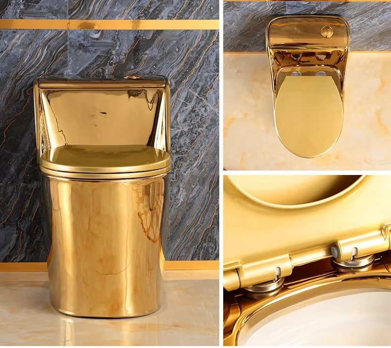 The Golden Majesty Toilet  -  Gold Toilets
