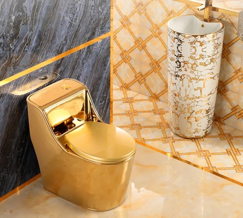The Golden Majesty Toilet  -  Gold Toilets
