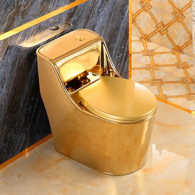 The Golden Majesty Toilet  -  Gold Toilets