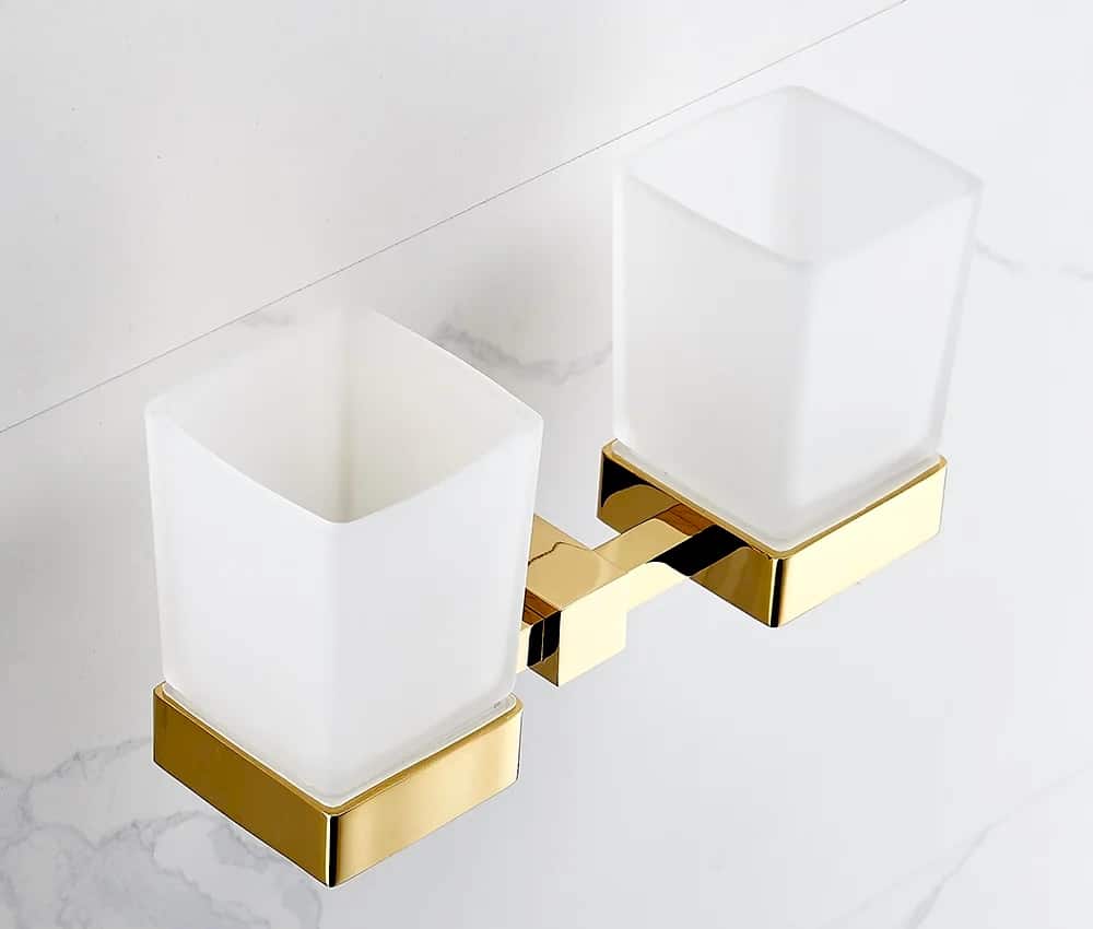 Opulence Royal Gold Bathroom Set  -  Gold Bathroom Accessory Sets