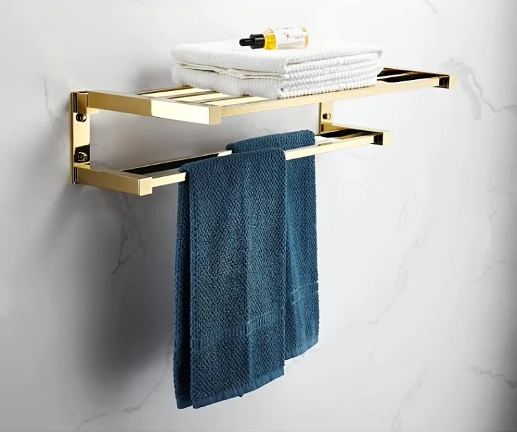 Opulence Royal Gold Bathroom Set  -  Gold Bathroom Accessory Sets