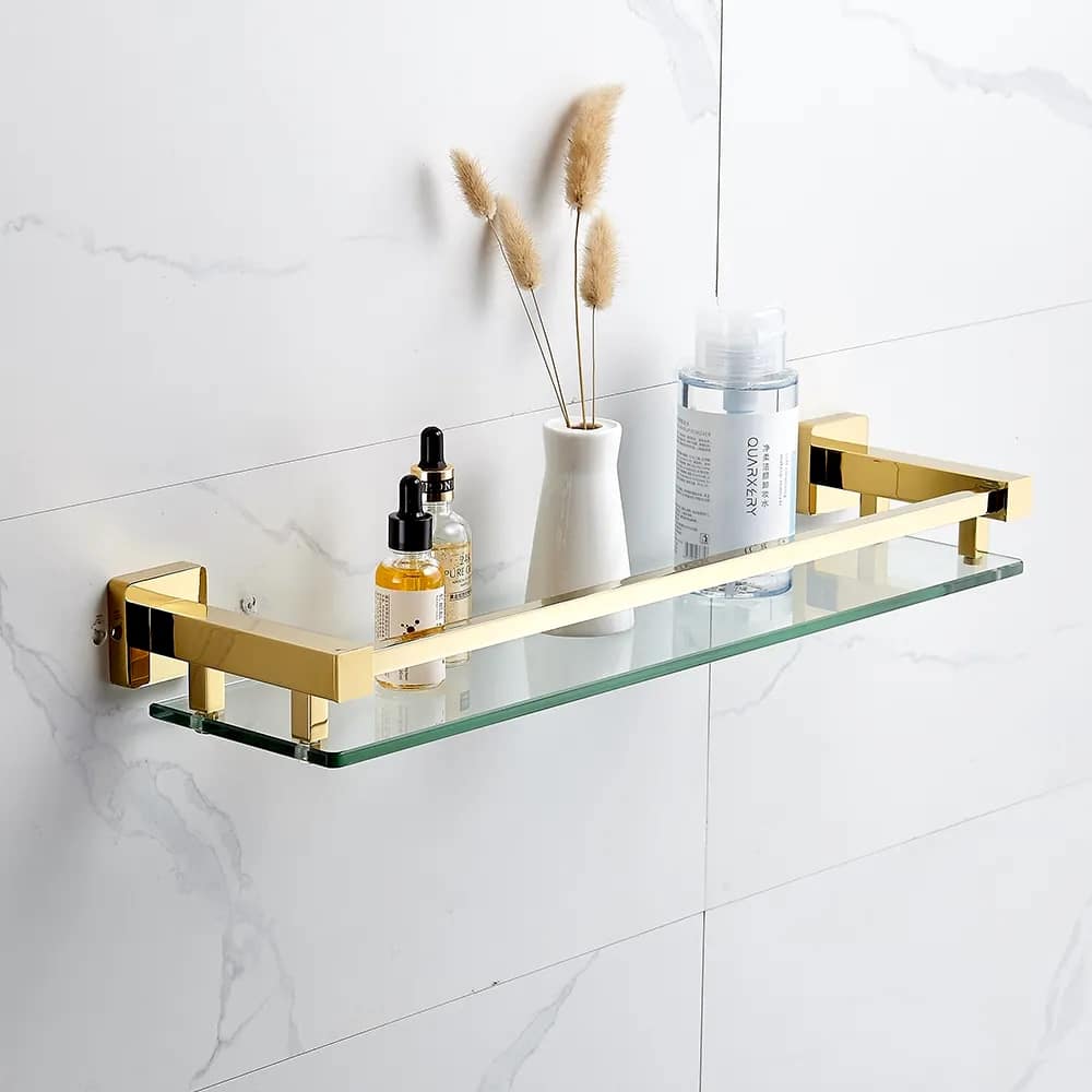 Opulence Royal Gold Bathroom Set  -  Gold Bathroom Accessory Sets