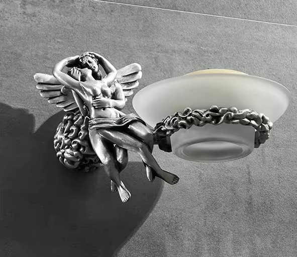 Silver “Lovers” Soap Dish  -  Bathroom Accessories