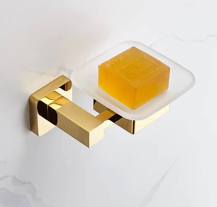 Opulence Royal Gold Bathroom Set  -  Gold Bathroom Accessory Sets