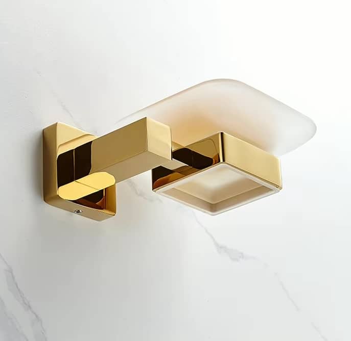 Opulence Royal Wall-Mounted Soap Dish  -  Gold Bathroom Accessories