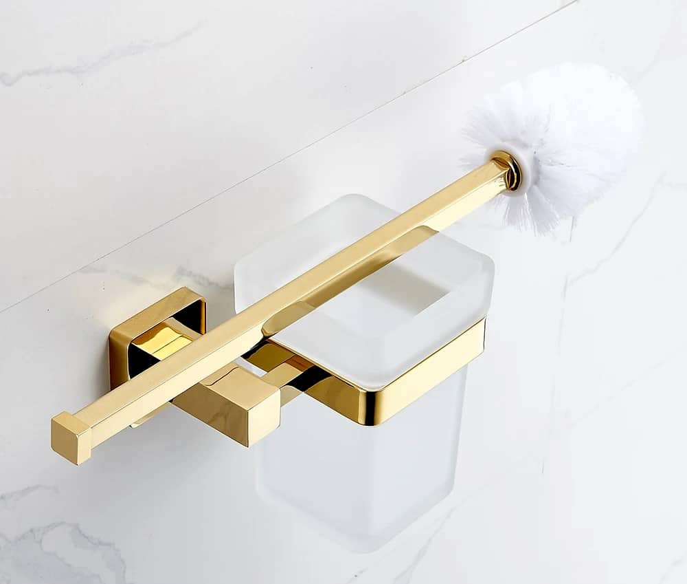 Opulence Royal Gold Bathroom Set  -  Gold Bathroom Accessory Sets