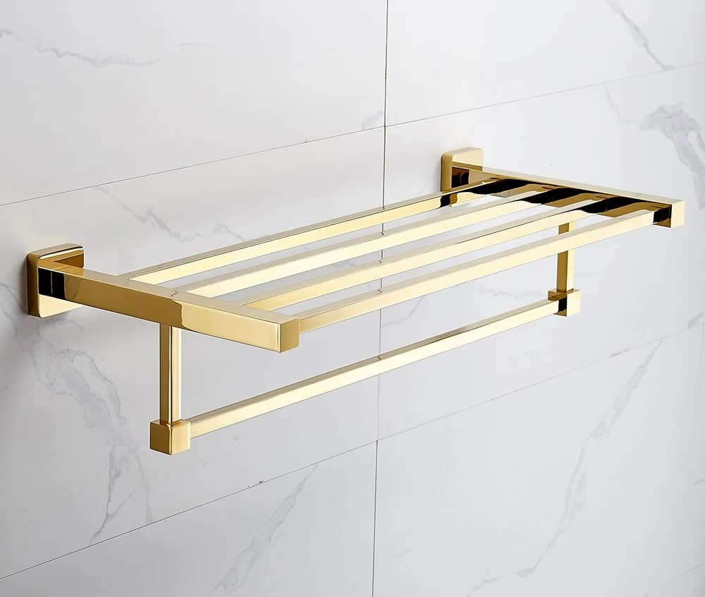Opulence Royal Gold Bathroom Set  -  Gold Bathroom Accessory Sets