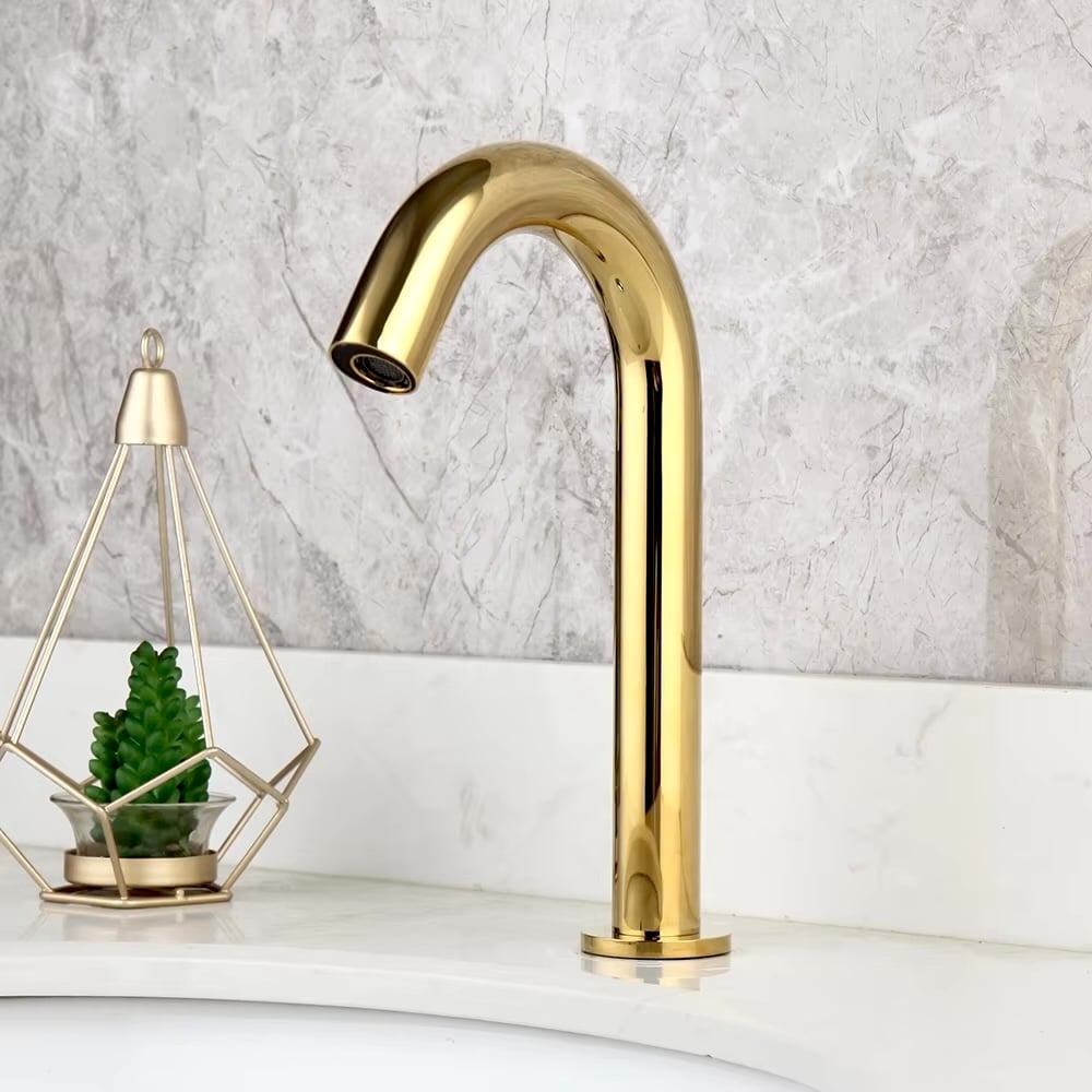 LuxeTouch Gold Touch-Free Sensor Faucet  -  Gold Water Taps & Faucets