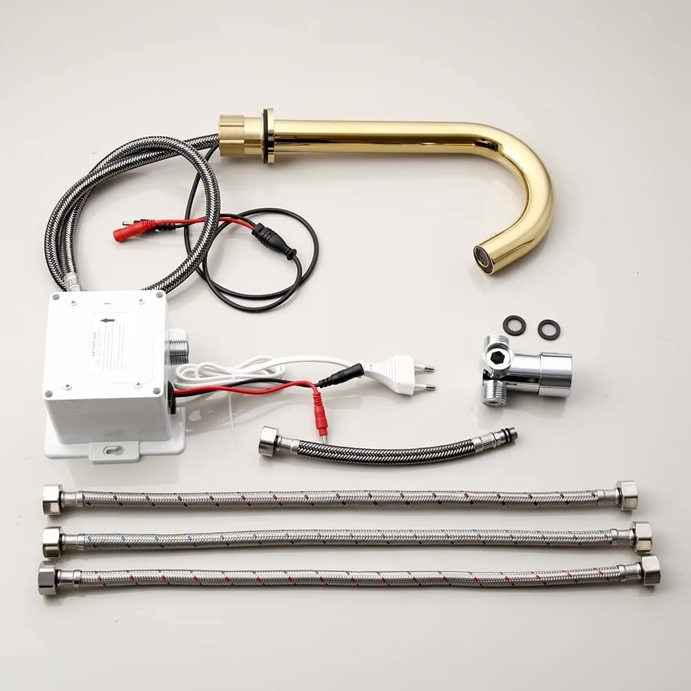 LuxeTouch Gold Touch-Free Sensor Faucet  -  Gold Water Taps & Faucets